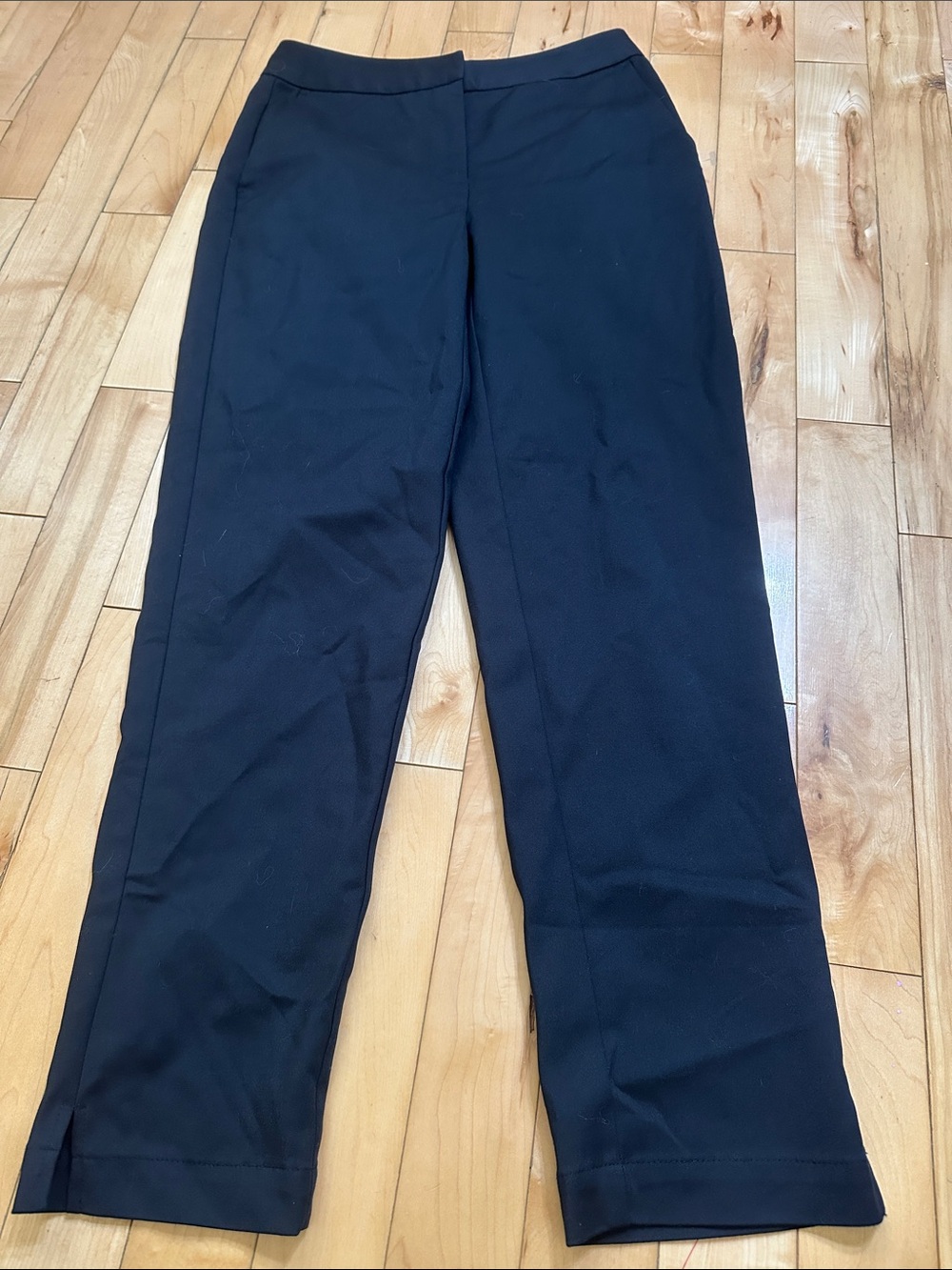 Hudson North Black Straight-Leg Dress Pants
